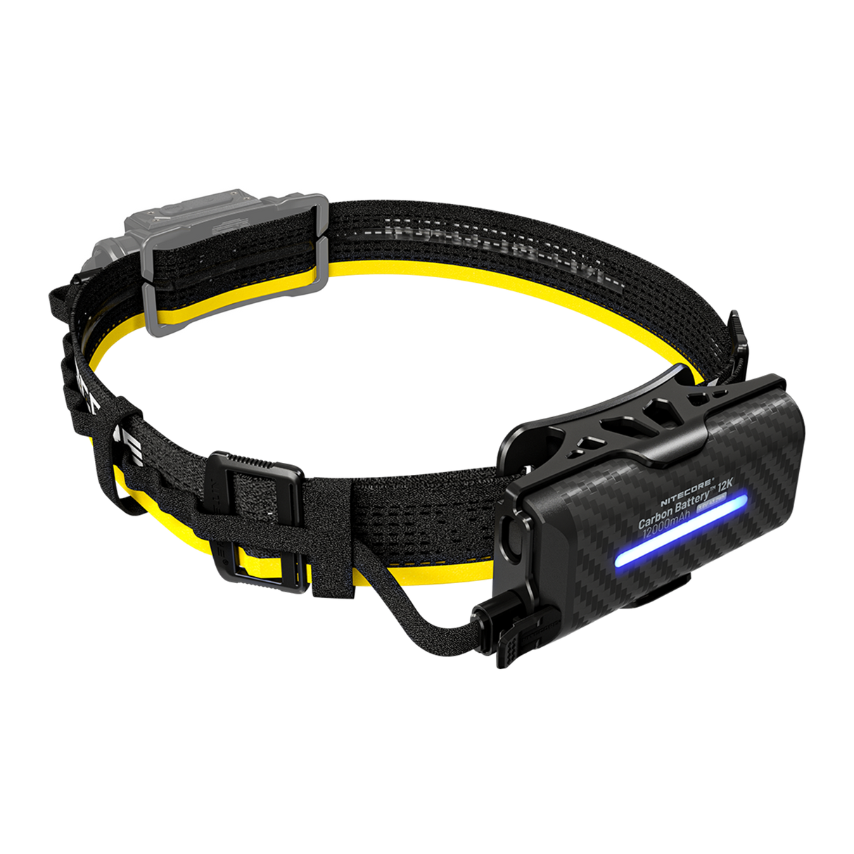Nitecore Carbon Battery 12K Extended Headlamp Runtime Kit for NU45, NU53, HC65 UHE, and More