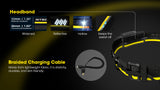 Nitecore Carbon Battery 6K Extended Headlamp Runtime Kit for NU40, NU43, NU45, NU50, NU53 and HC65 UHE Headlamps