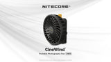 Nitecore CW10 Portable Cordless Wind Hair Blower Fan