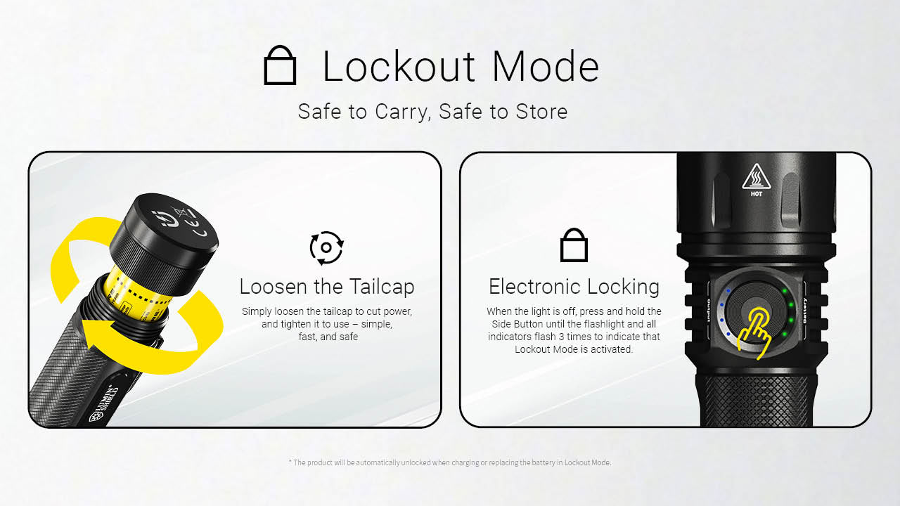 Nitecore EX7 6000 Lumen High Performance Rechargeable Flashlight