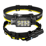 Nitecore HC65 UHE 2000 Lumens USB-C Rechargeable Headlamp with Carbon 6K Battery Runtime Extender Kit