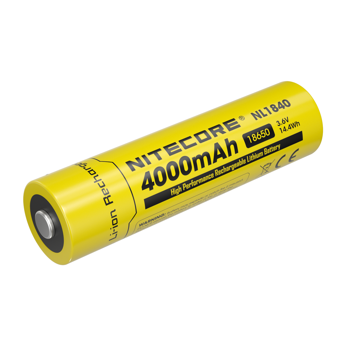 Nitecore NL1840 4000mAh Rechargeable 18650 Battery