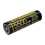Nitecore NL2155HPi 5500mAh Rechargeable 21700 Battery for i Series (P20iX, P23i, SRT7i, and More)