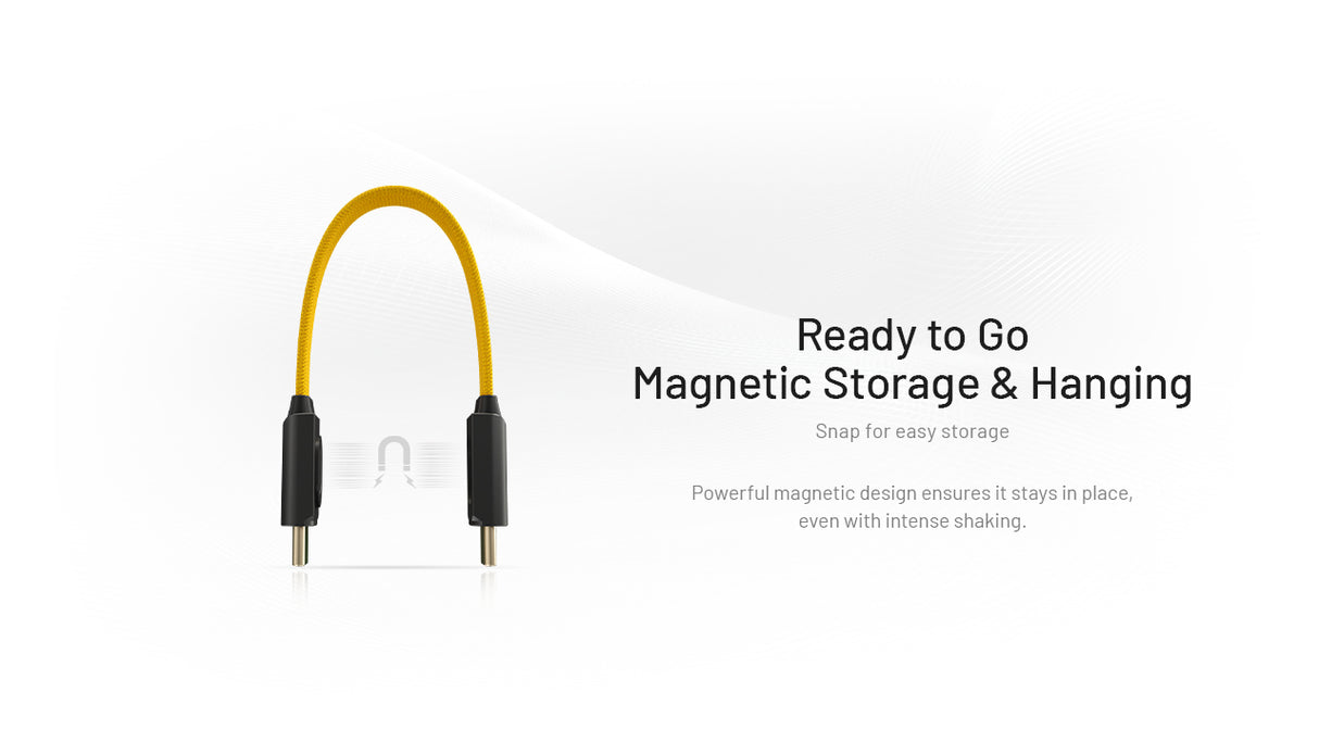 Nitecore NLink10 PD QC Fast Charging USB-C Cable with Gold-Plated Magnetic Connectors