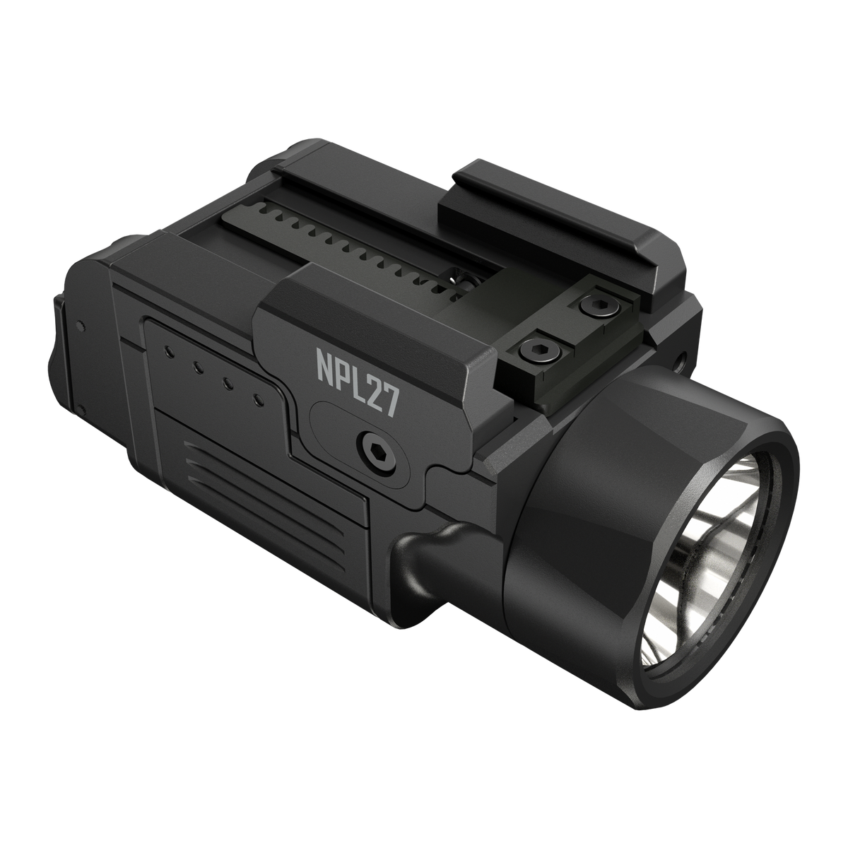 NPL27 650 Lumen Rechargeable Long Throw Compact Rail Mount Flashlight