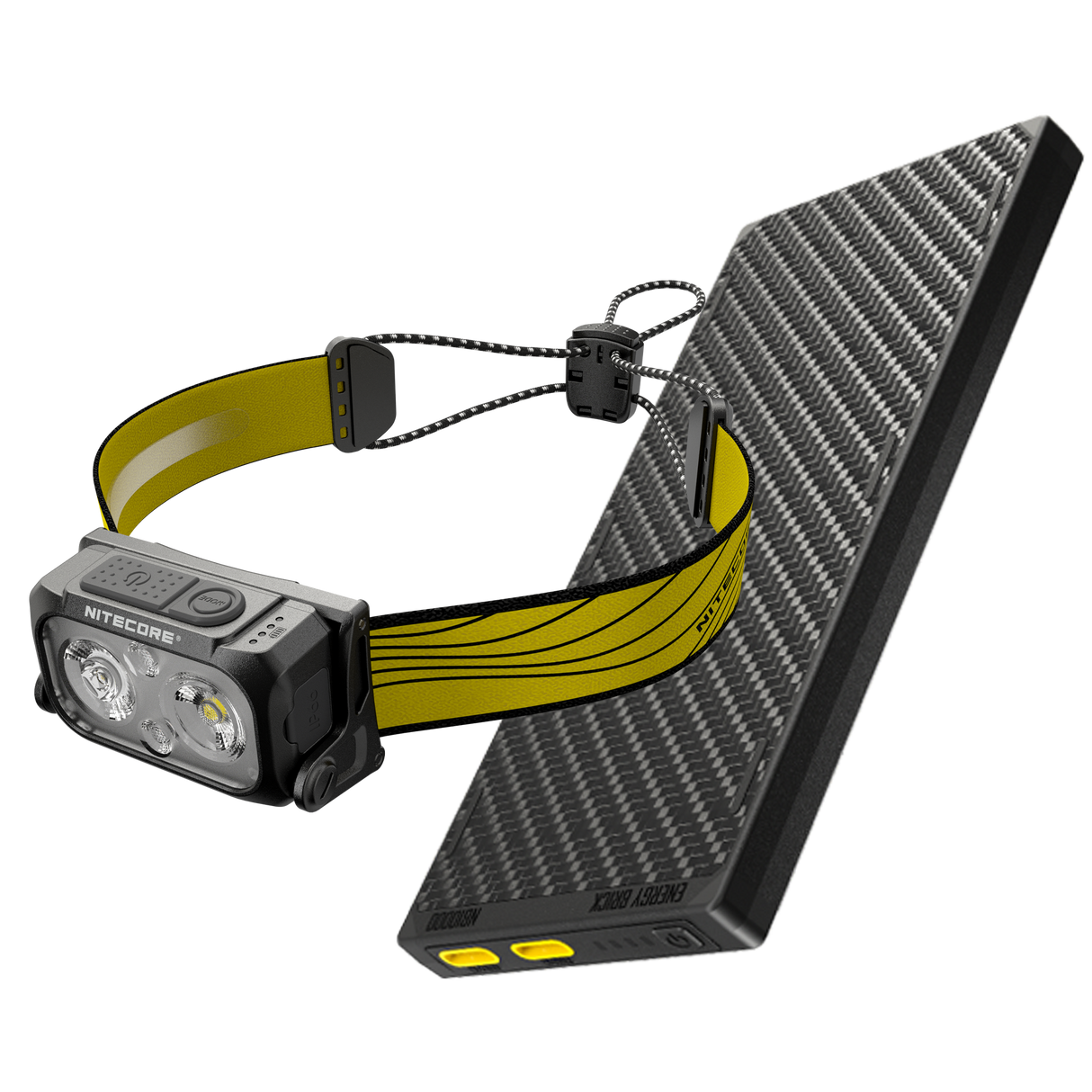 Nitecore NU25 400 Lumens Ultralight Headlamp with NB10000 Gen3 Power Bank Bundle