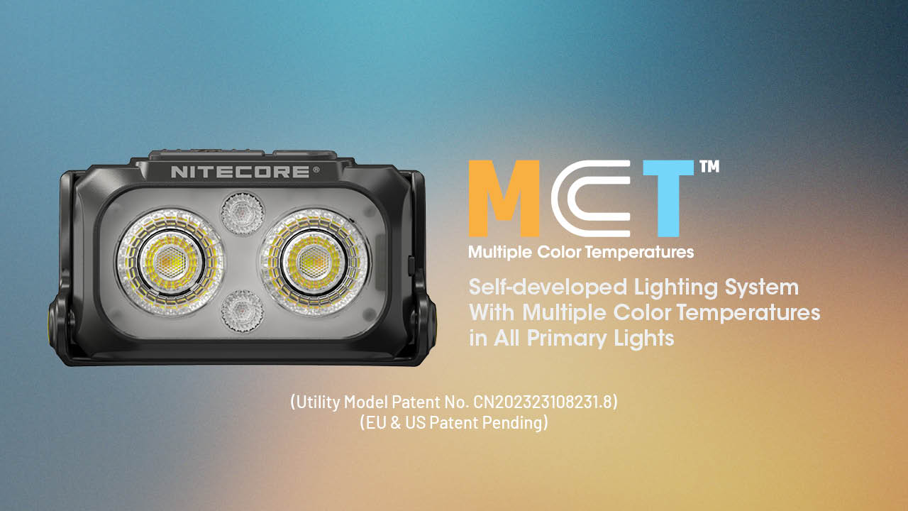 Nitecore NU25 MCT 400 Lumen USB-C Multi-Temperature Headlamp