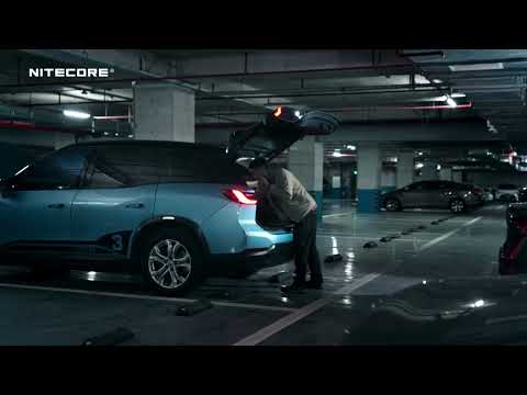 Nitecore EDC17 1500 Lumen Rechargeable EDC Flat Flashlight with White LED, UV, and Green Laser