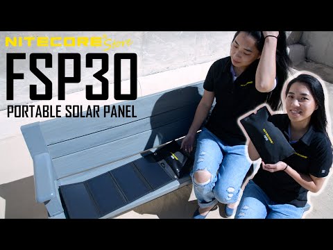 Nitecore FSP30 30W Foldable Solar Panel – Nitecore Store