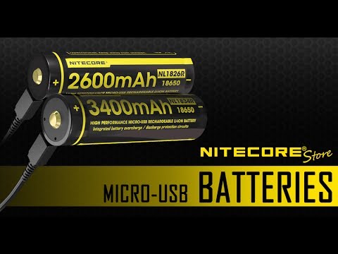 Nitecore NL1826R 2600mAh USB-C Rechargeable 18650 Battery