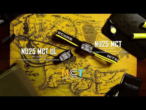 Nitecore NU25 MCT 400 Lumen USB-C Rechargeable Multi-Temperature Headlamp