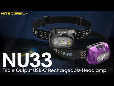 Nitecore NU33 700 Lumen LED Rechargeable Headlamp with White