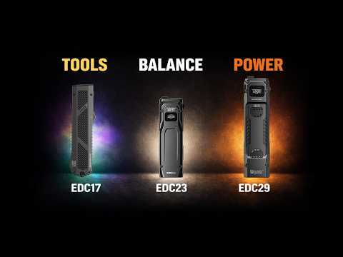Nitecore EDC29 6500 Lumen USB-C Rechargeable Flat EDC Flashlight