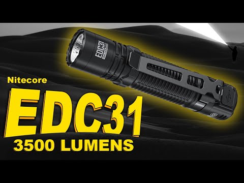 Nitecore EDC31 3500 Lumen USB-C Rechargeable EDC Flashlight