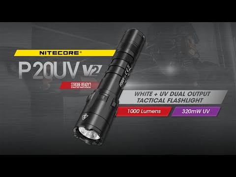 Nitecore P20UV V2 1000 Lumen LED Flashlight