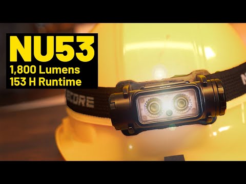 Nitecore NU53 1800 Lumen Rechargeable Industrial Headlamp