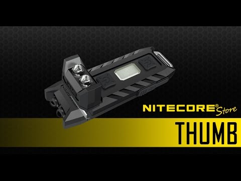 Nitecore Thumb 85 Lumen Clip on Rechargeable Flashlight, with Adjustable Angle