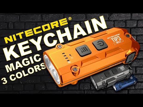 Nitecore TIP3 (TIP 3) 720 Lumen Rechargeable Keychain Flashlight