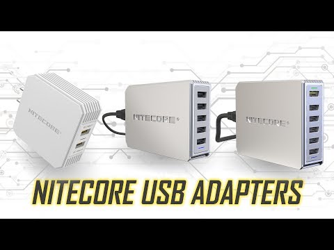 Nitecore UA42Q 2-Port QC USB 2.0 & 3.0 Power Adapter