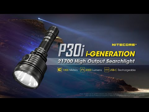 Nitecore P30i 2000 Lumen 1093 Yard Long Throw Flashlight