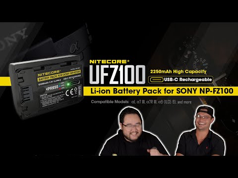 NITECORE UFZ100 Camera Battery for Sony NP-FZ100