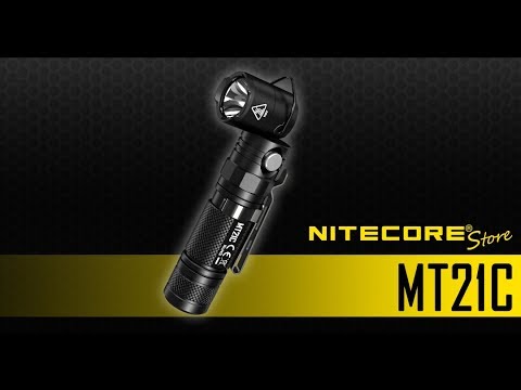best 90 degree rechargeable flashlight Nitecore MT21C 1000 Lumen 90 Degree Adjustable Flashlight