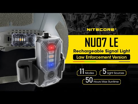 Nitecore NU07 LE 5-Color Rechargeable Signal and Safety Light for