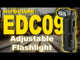 Nitecore EDC09 Swivel Head 1600 Lumen Rechargeable EDC Flat Flashlight