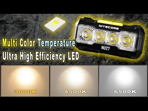 Nitecore UT27 MCT 800 lumen 3 Color Temperatures Running Headlamp