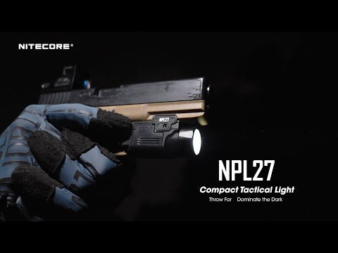 Nitecore NPL27 650 Lumen Rechargeable Long-Throw Compact Rail