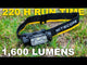 Nitecore HC70 UHE 1600 Lumen Rechargeable Headlamp with Extra Long Runtime