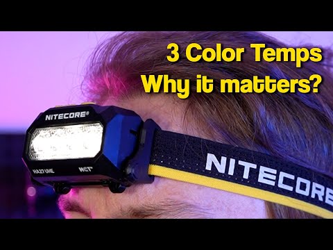 Nitecore HA27 UHE 800 Lumens High-CRI Headlamp with 3 Color Temperatures