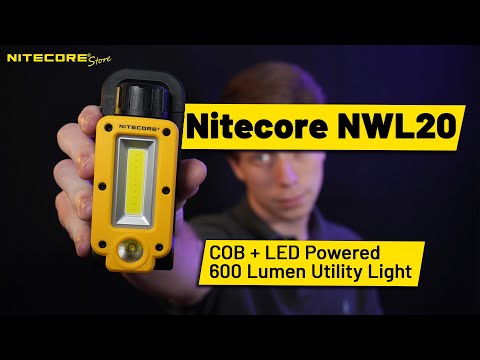 Nitecore NWL20 600 Lumens Rechargeable COB Mechanics Work