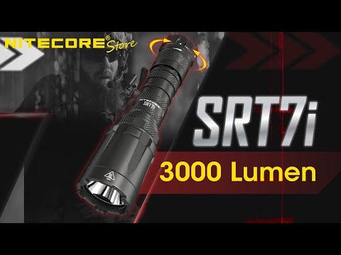 NITECORE SRT7i 3000 Lumen Long Throw Rechargeable Flashlight