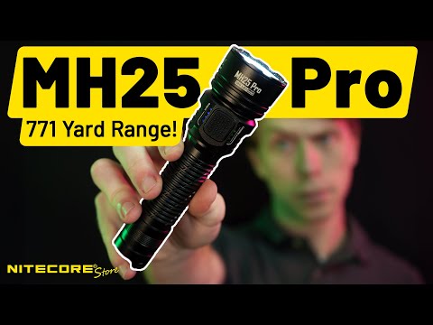Nitecore MH25 Pro 3300 Lumen Long Throw Rechargeable Flashlight – Nitecore Store