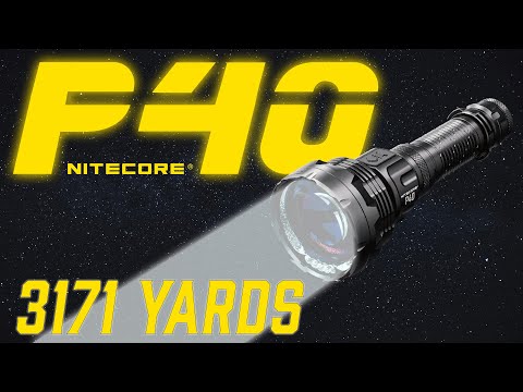 Nitecore P40 3171 Yards Ultra Long Throwing Rechargeable LEP