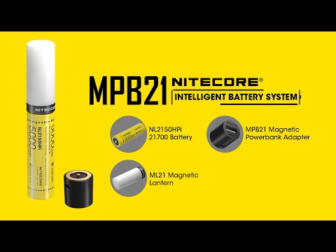 Nitecore Intelligent 21700 Battery System - MPB21 Kit: Lantern