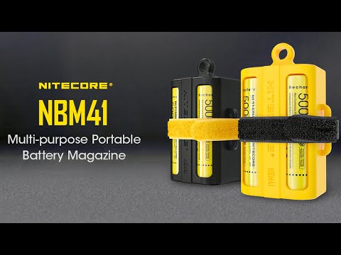 Nitecore NBM41 Battery Magazine for 21700 and 18650 Batteries