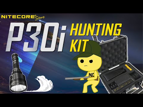 Nitecore P30i 2000 Lumen 1093 Yard Long Throw Flashlight Hunting Kit