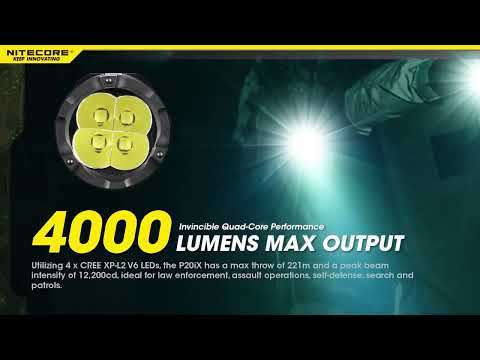 Nitecore P20iX 4000 Lumen USB-C Rechargeable Flashlight
