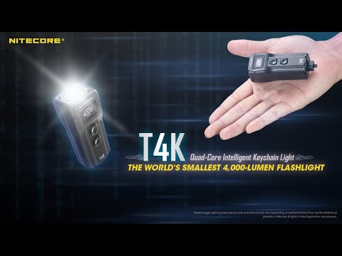 Nitecore T4K 4000 Lumen Flashlight Nitecore T4K 4000 Lumen Flashlight