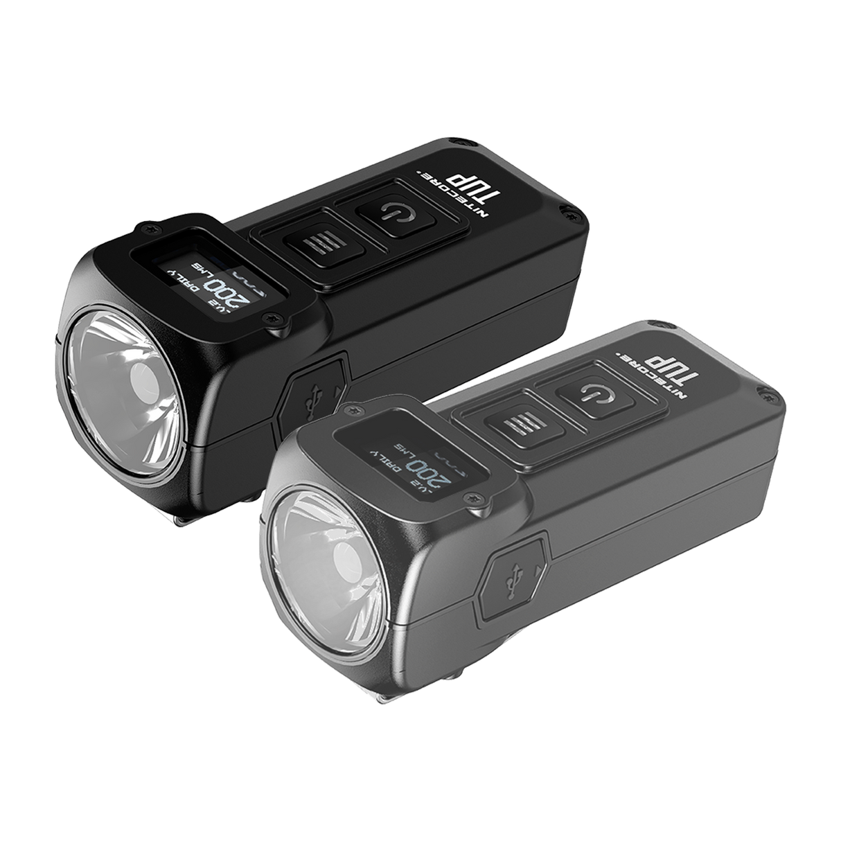 Nitecore TUP 1000 Lumen Rechargeable EDC Flashlight, Digital Display