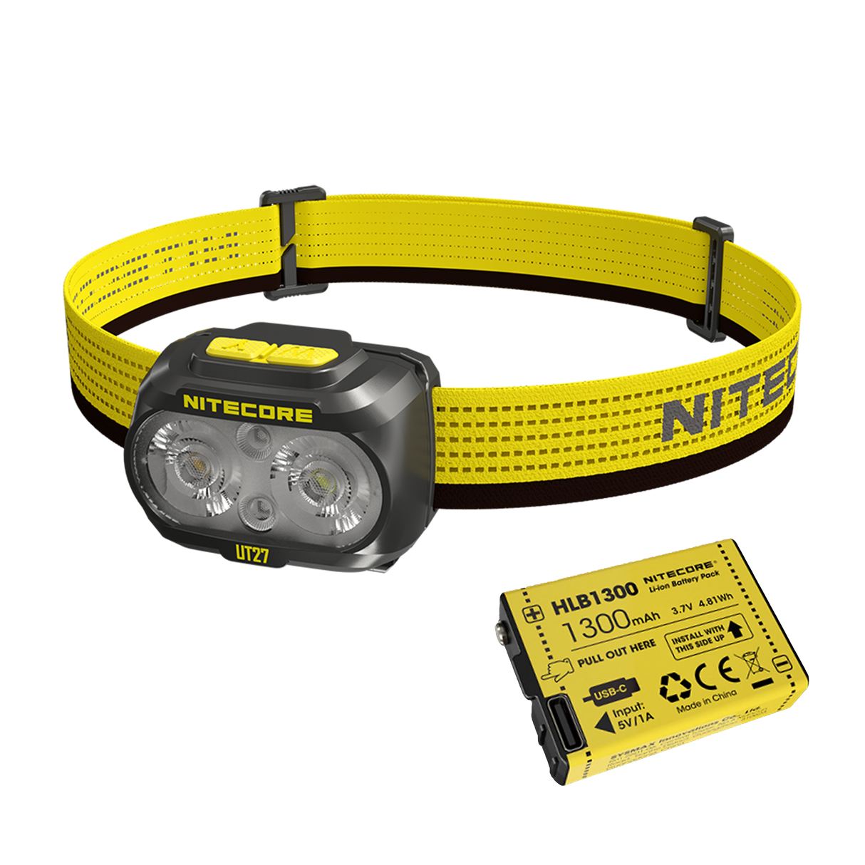 Nitecore UT27 800 lumen Rechargeable Running Headlamp