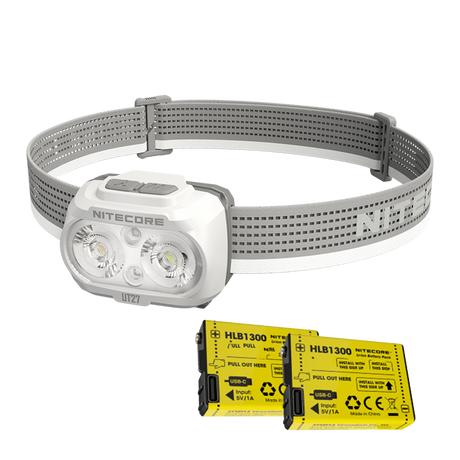 Nitecore UT27 Pro 800 lumen Rechargeable Running Headlamp - Includes Extra HLB-1300 Battery