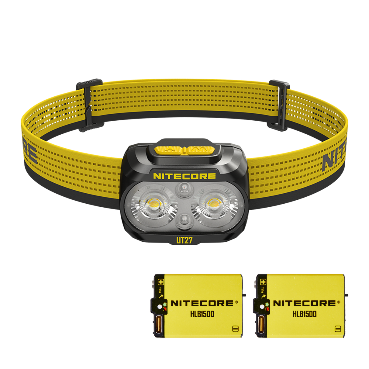 Nitecore UT27 Pro 800 lumen Rechargeable Running Headlamp - Includes Extra HLB-1500 Battery