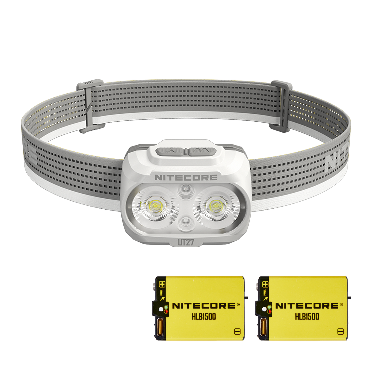 Nitecore UT27 Pro 800 lumen Rechargeable Running Headlamp - Includes Extra HLB-1500 Battery